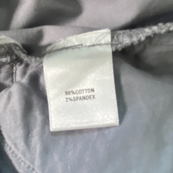 NWT Victor Alfaro Grey Cotton Blend Slim Ankle Pants Lightweight Work Slacks 6 - Picture 7 of 11